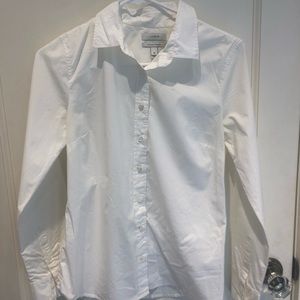 classic white button down